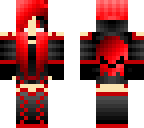 red hair skull-hoodie girl