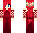 red prom girl