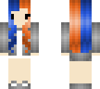 blue and orange chibi - jujubozzaa