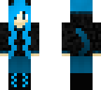 blue cat girl