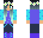 blue girl
