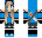blue ninja girl