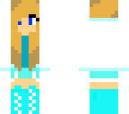 cool girl blue