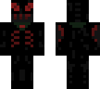 creepy fire enderman