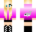 cute pink dolphin girl