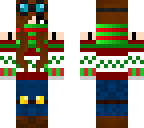 dantdm christmas jumper girl skin