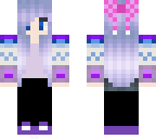 edit pretty pastel purple haired teen