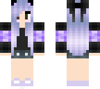 emo cat pastel girl