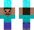 evil n00b holding dirty diamond block  