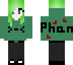 green haired phangirl