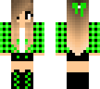 green plaid
