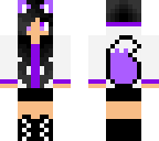my skin purple