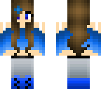 ombre blue girl
