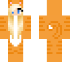 orange cat onesie