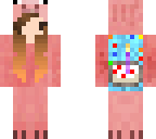 pig girl with cape