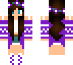purple awesome girl