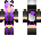 purple wolf girl