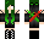 warrior with green hair