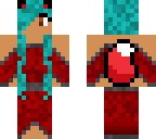 wolf girl red