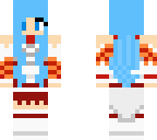 asuna with blue hair
