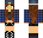 blu girl with cap