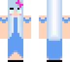 blue cute girl
