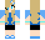 blue girl