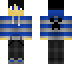 blue hoodie boy