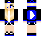blue youtube girl