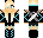 cute blue girl