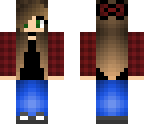 cute flannel girl