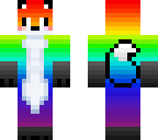 derpy rainbow fox