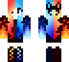 edited fire and ice girl