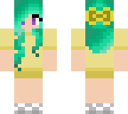 emerald haired girl