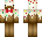 mustache cake derp bowtie with hidden head