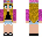 pink miner girl