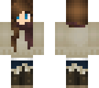 realistic winter girl