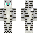 tiger blaue augen und smiley unterm gesicht