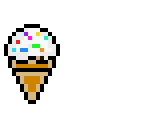 vanilla with sprinkles