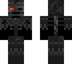 wither skeleton with red flame
