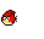 angry bird pixel art