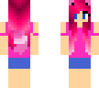 backwerds pink cat girl