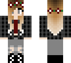 black plaid girl
