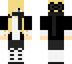 blond and black girl