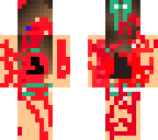 blood covered girl