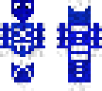 blue and white