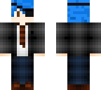 blue haired version of the anime mix