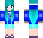 blue obsessed girl