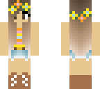 colour stripe girl