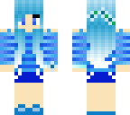 cute blue girl